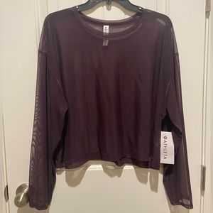 Athleta Mesh circuit top